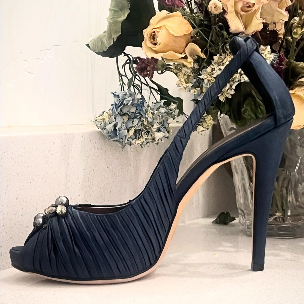 Elegant Rodo Navy Blue Women's Heels